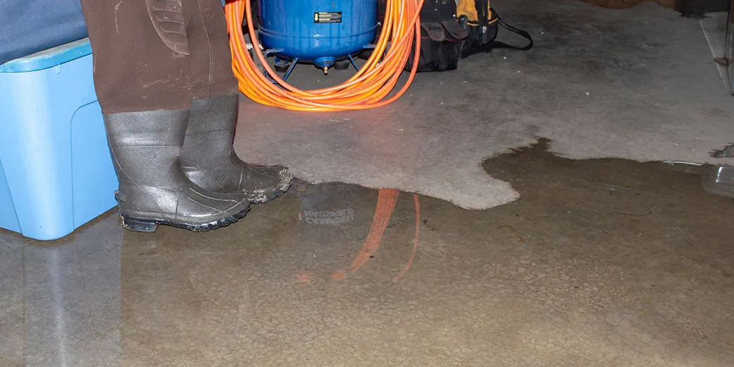 Wet basement floor